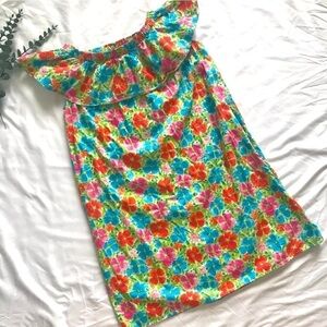 EUC Lands End Floral Girls Dress